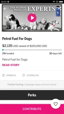 Indiegogo android App screenshot 3