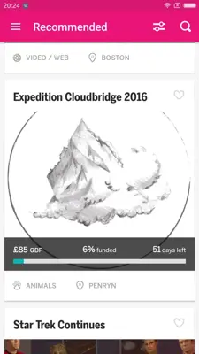 Indiegogo android App screenshot 5